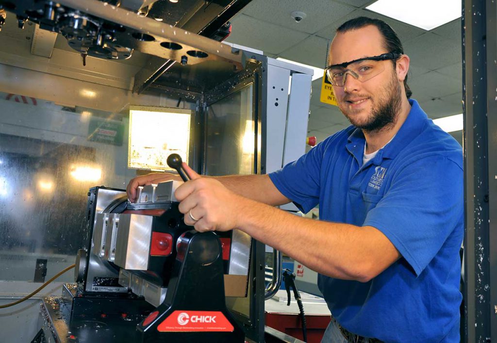 Technical Education student getting hands-on training