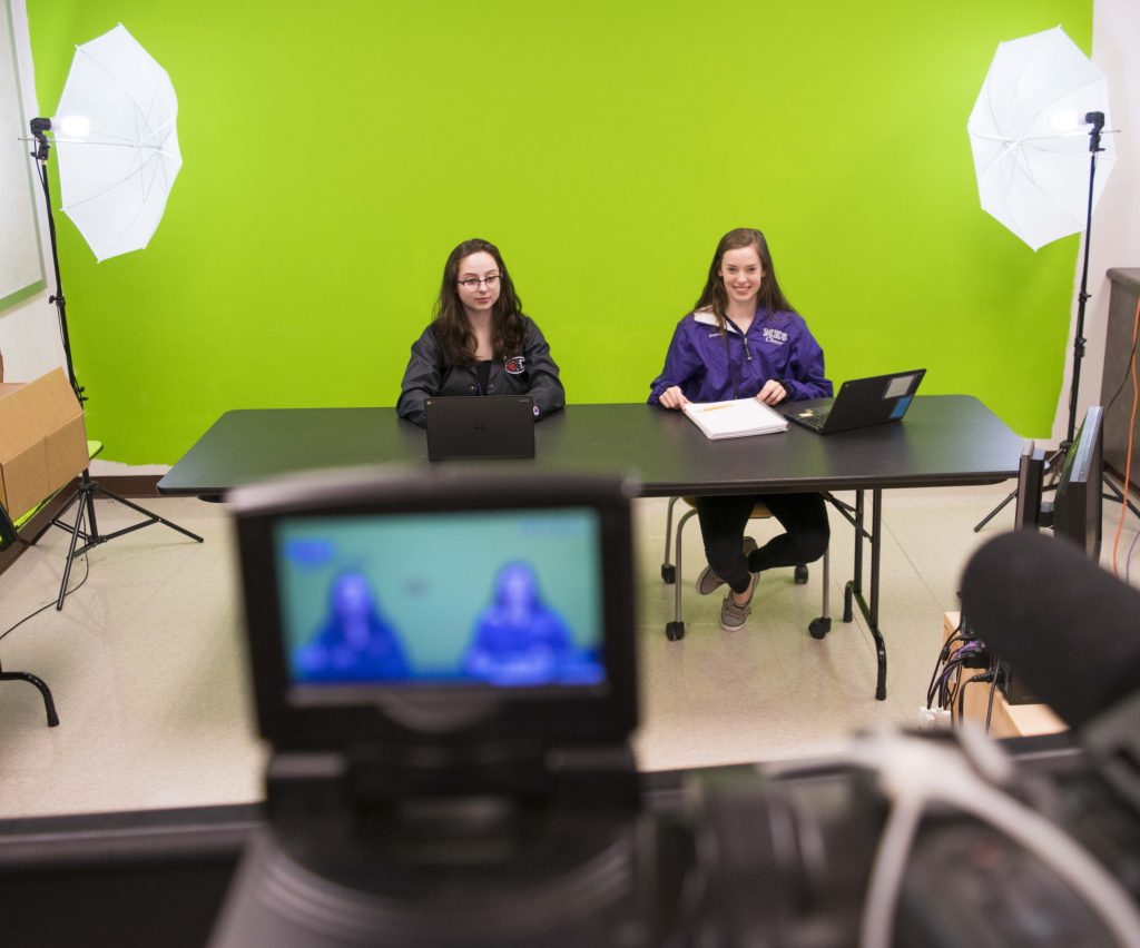 News room shoot editing. Activity Scholarship potential.