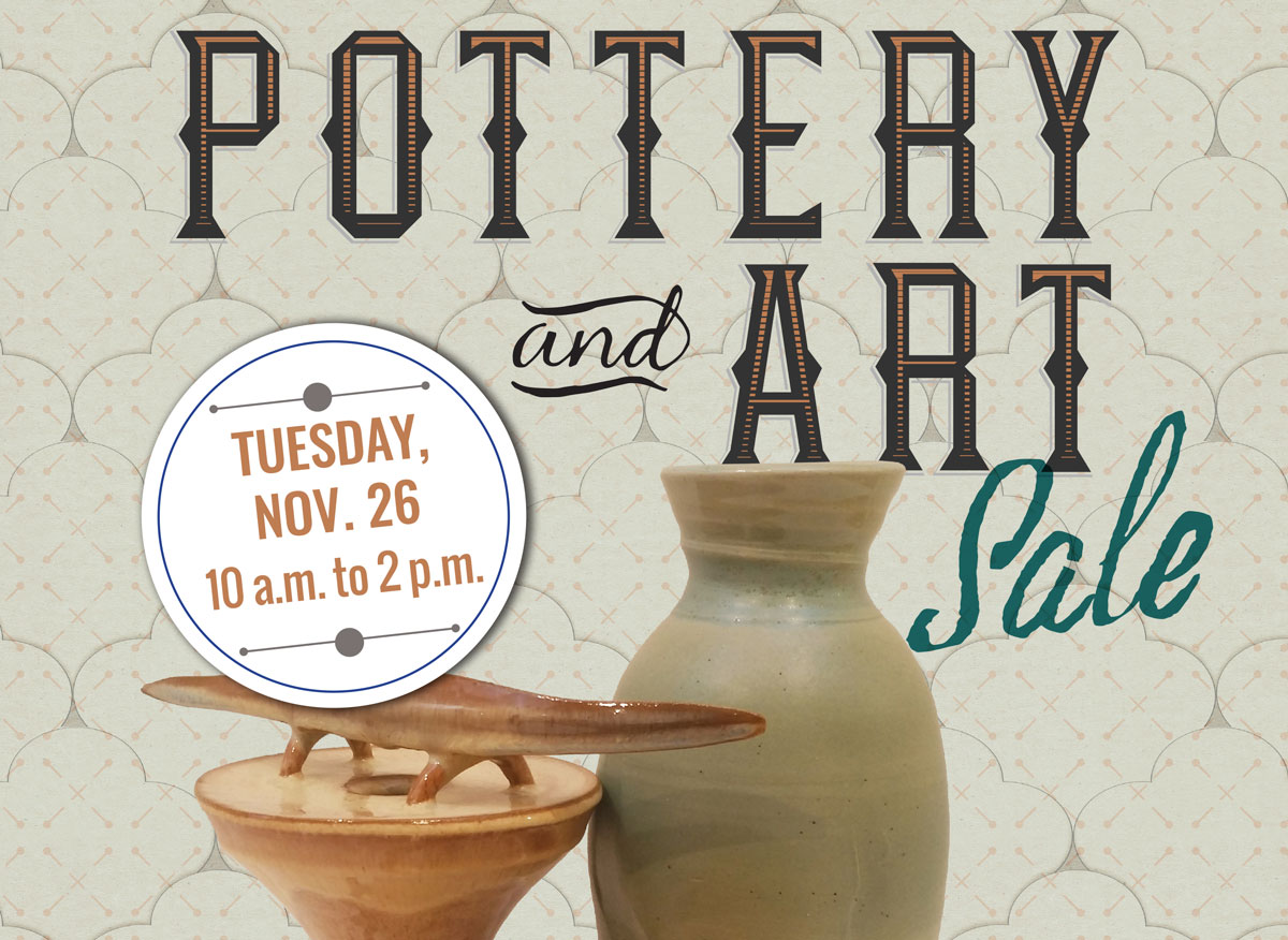 BLOG Pottery & Art Sale Flier