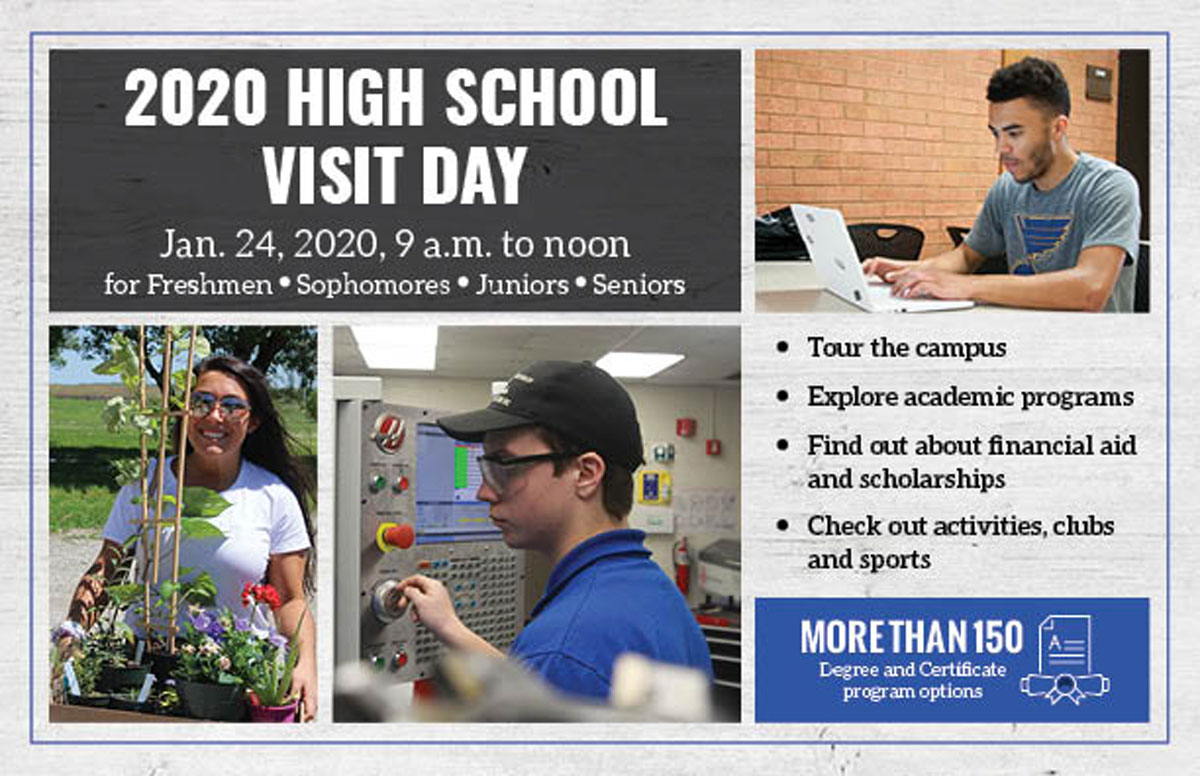 2020 High School Visit Day flyer