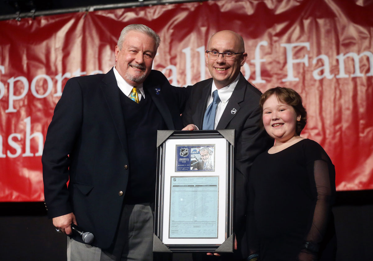 SWIC faculty and STL Blues announcer Tom Calhoun inducted into STL Sports Hall of Fame