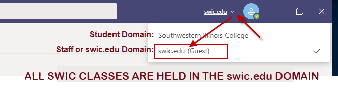 Student Teams Domains