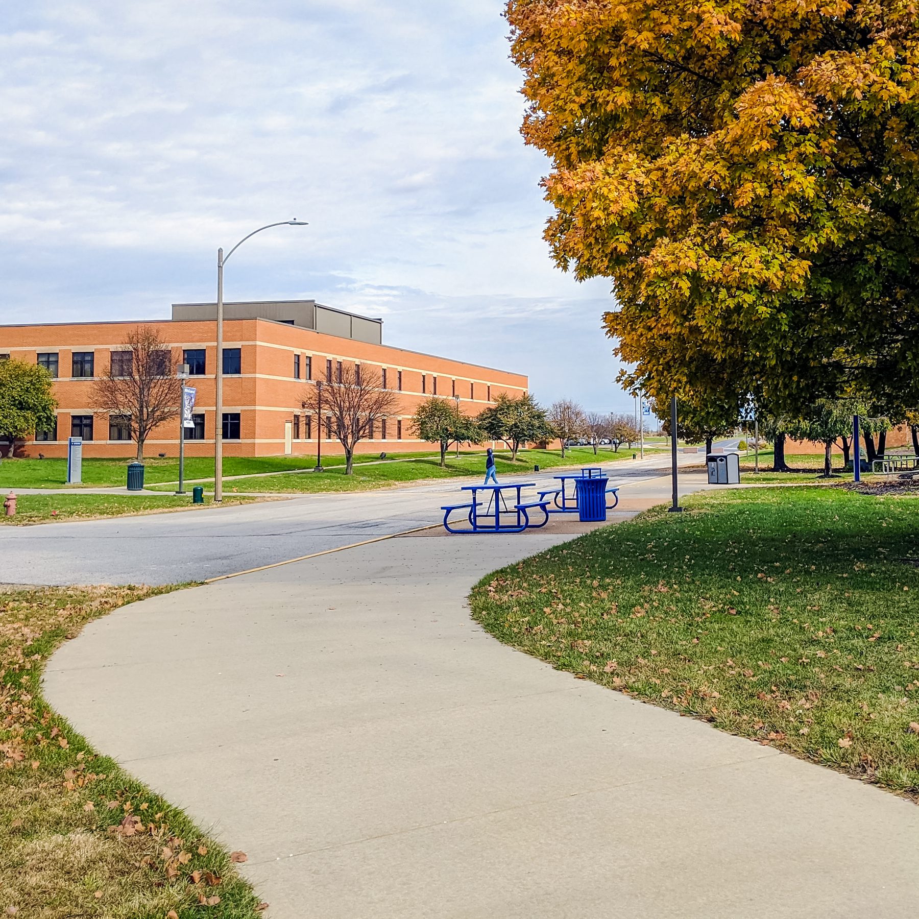 Belleville Campus Quad in Fall