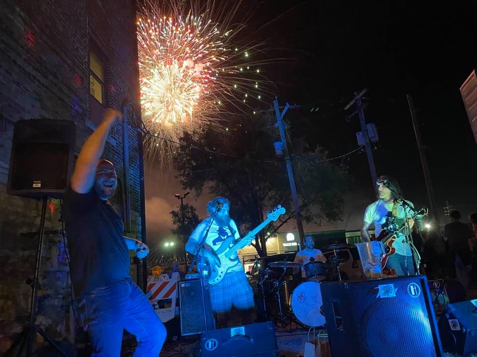 Sign Language Interpreter with fireworks