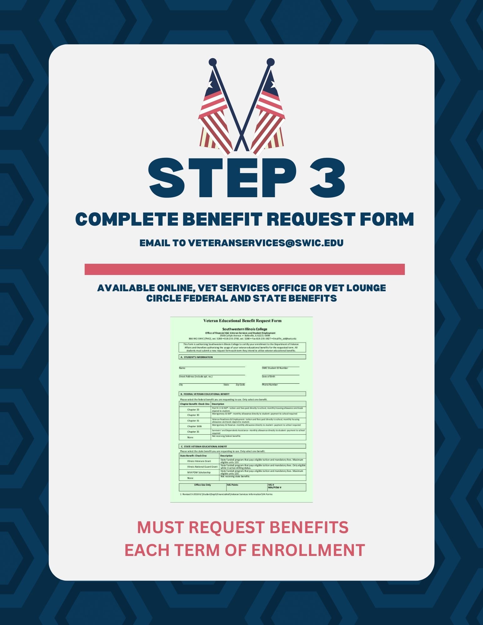 Veterans Step 3 Complete Benefit Request Form