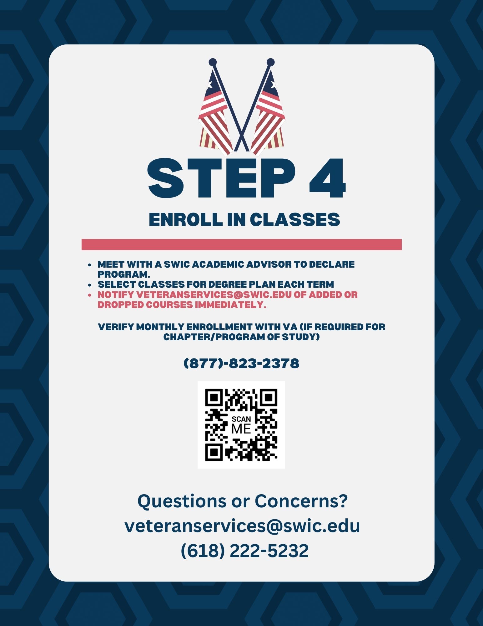 Veterans Step 4 Enroll in Classes