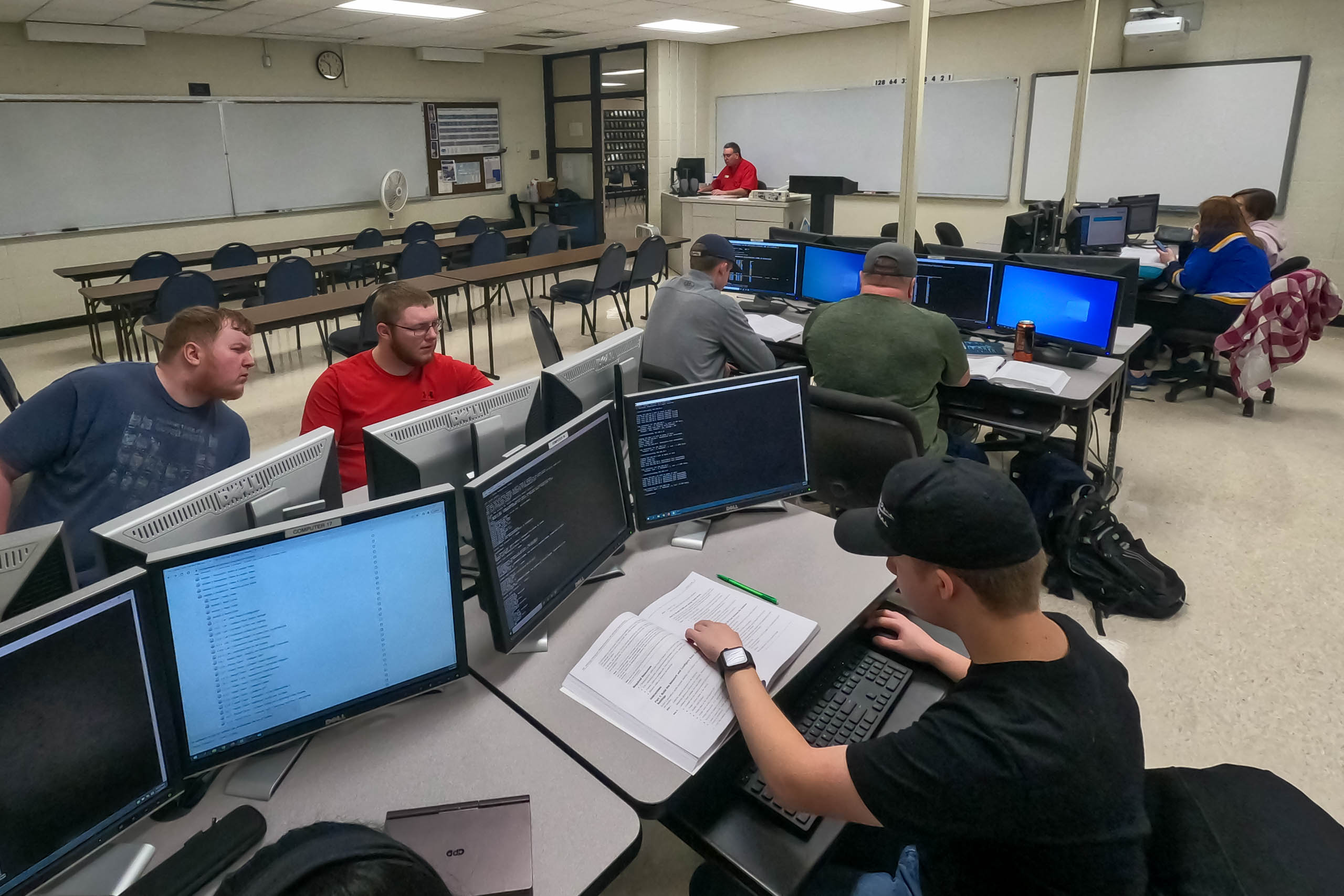 Class of working students in Cyber Security and Networking, Belleville ...