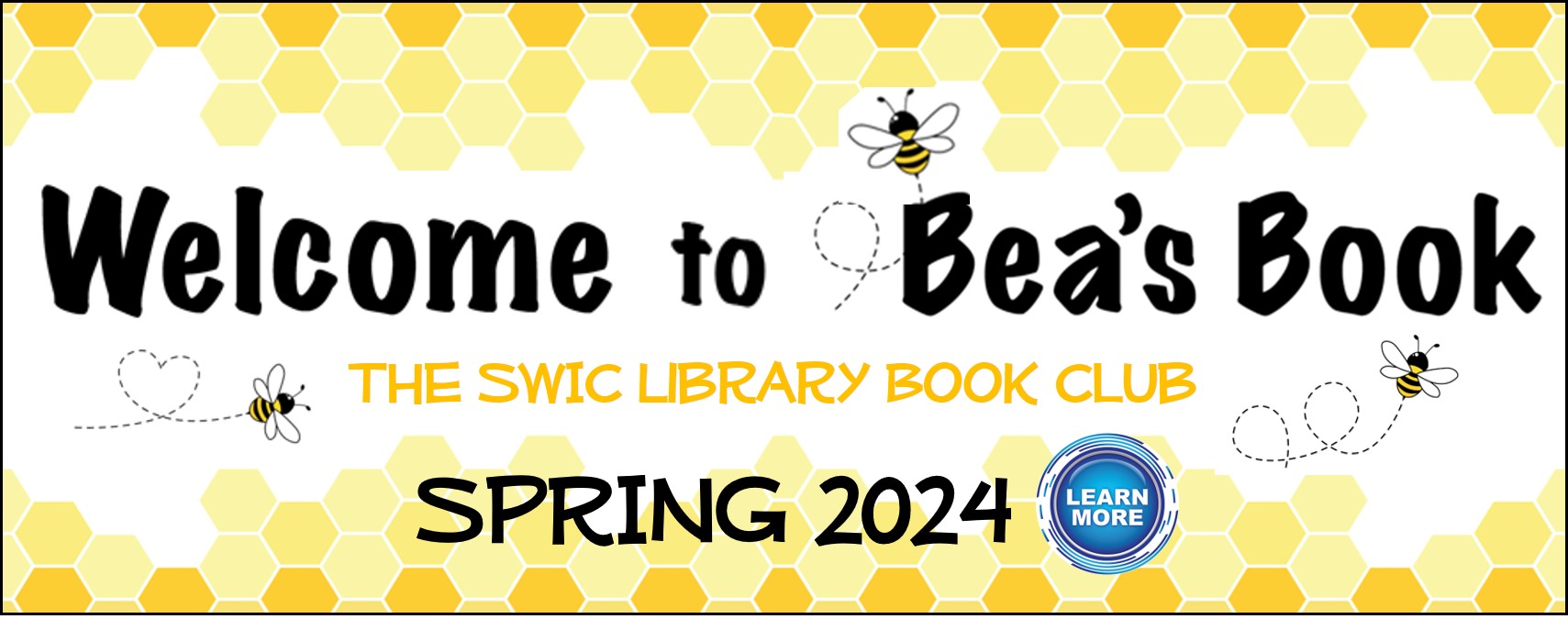 Library - Bea's Book Banner Spring 2024