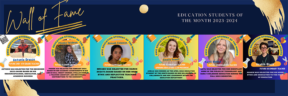 Education Students of the Month 2023-2024