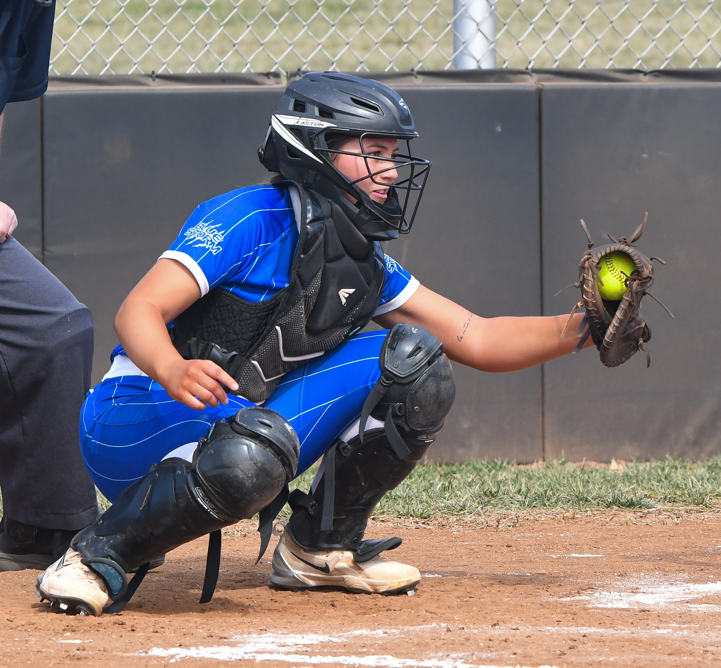 Women's Softball in action