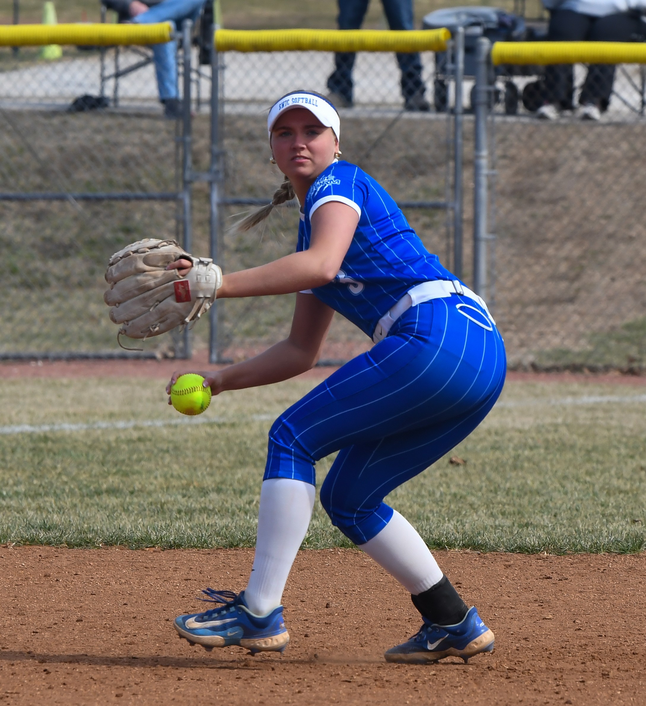 Women's Softball in action