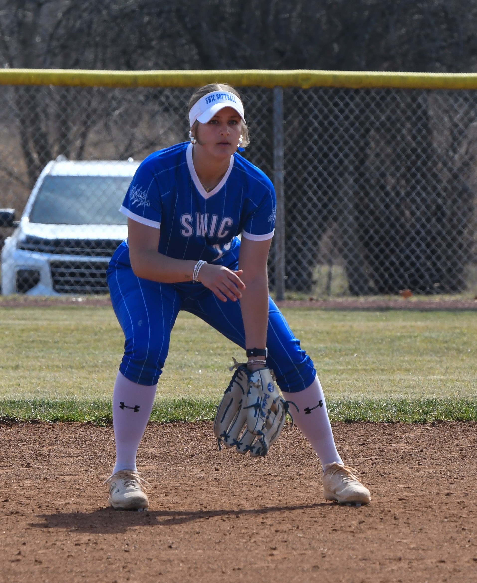Women's Softball in action