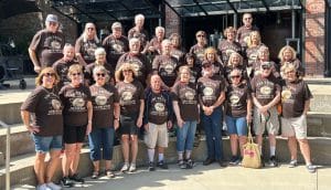 PSOP group photo with matching shirts.