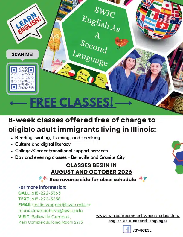 English as a Second Language Flyer